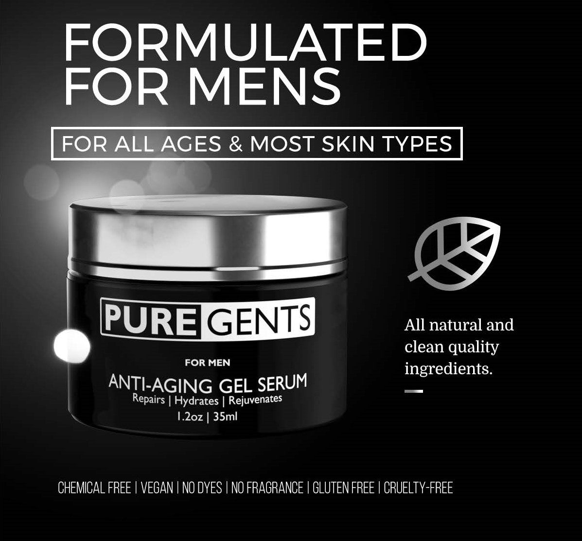 Puregents | Men's Anti Aging Gel Serum