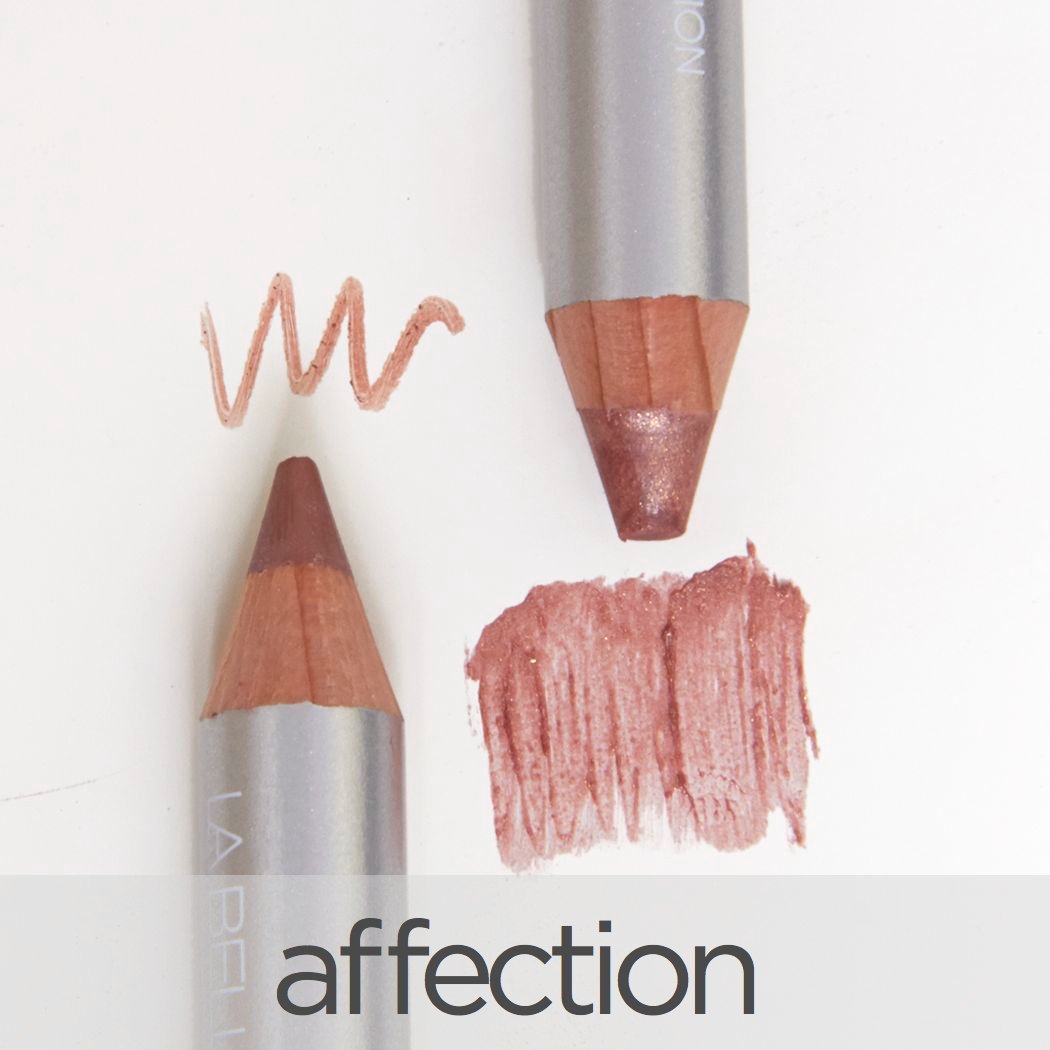 Duo-Lip Crayon with Dual White Sharpener | Love Lips Collection - LA BELLA DONNA MINERALS